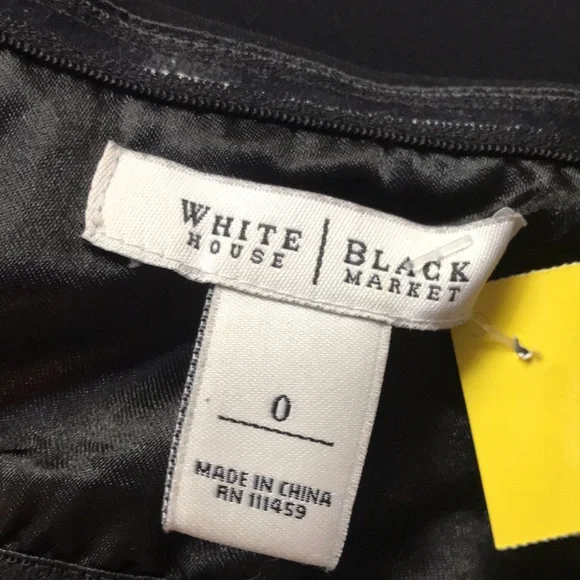 Last chance! Strapless black dress- White House Black Market brand Ladies size 0 - Picture 7 of 11